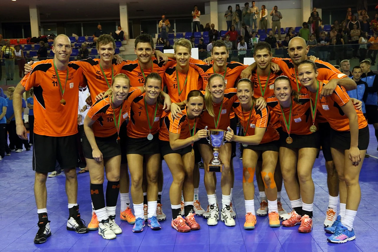 Nederland Europees Korfbalkampioen. foto: Marco Spelten