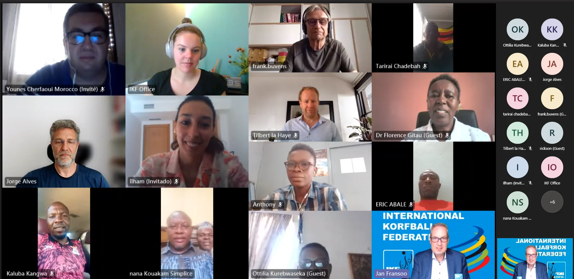 IKF Africa General Meeting (online) 2022-05-21