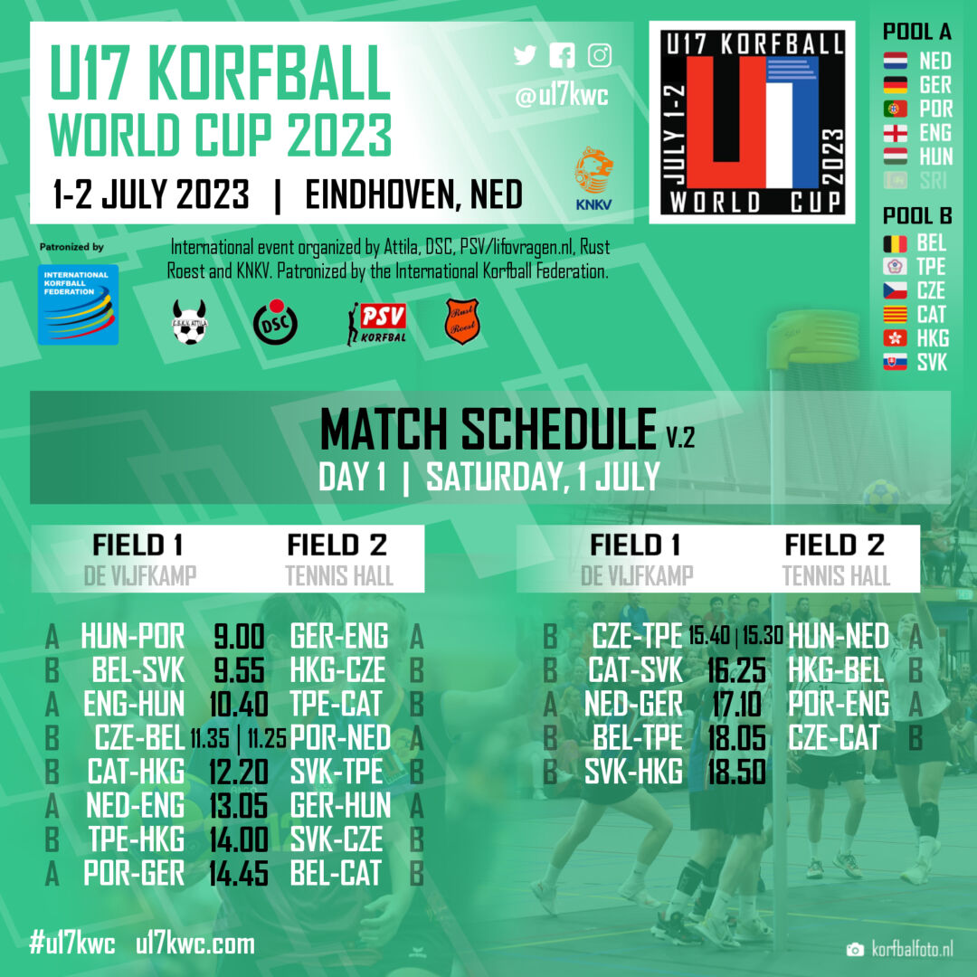 International Korfball Federation The U17 Korfball World Cup 2023 is here!