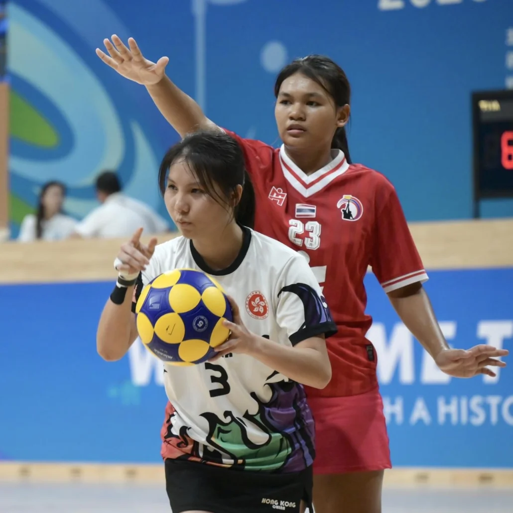 China - Chinese Taipei | Korfball at The World Games 2025, photo by Gertrude de Vries