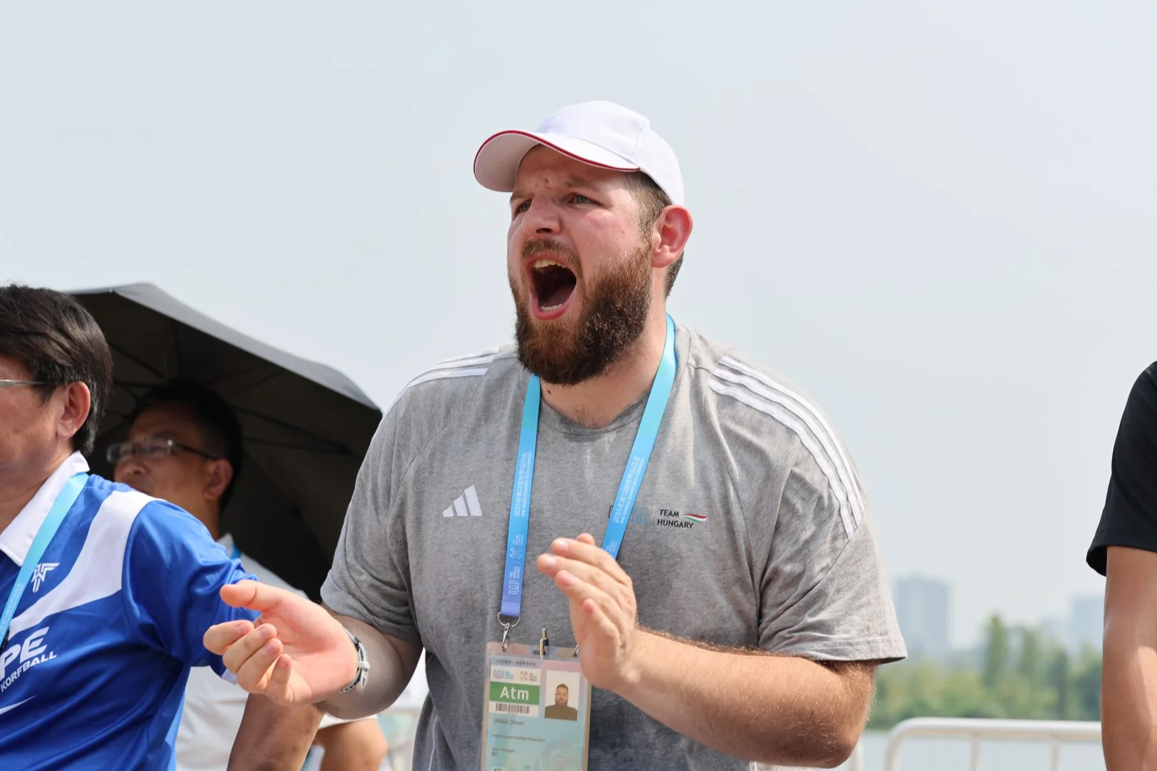 Chinese Taipei-Hungary | Beach Korfball at The World Games 2025, photo by Gertrude de Vries