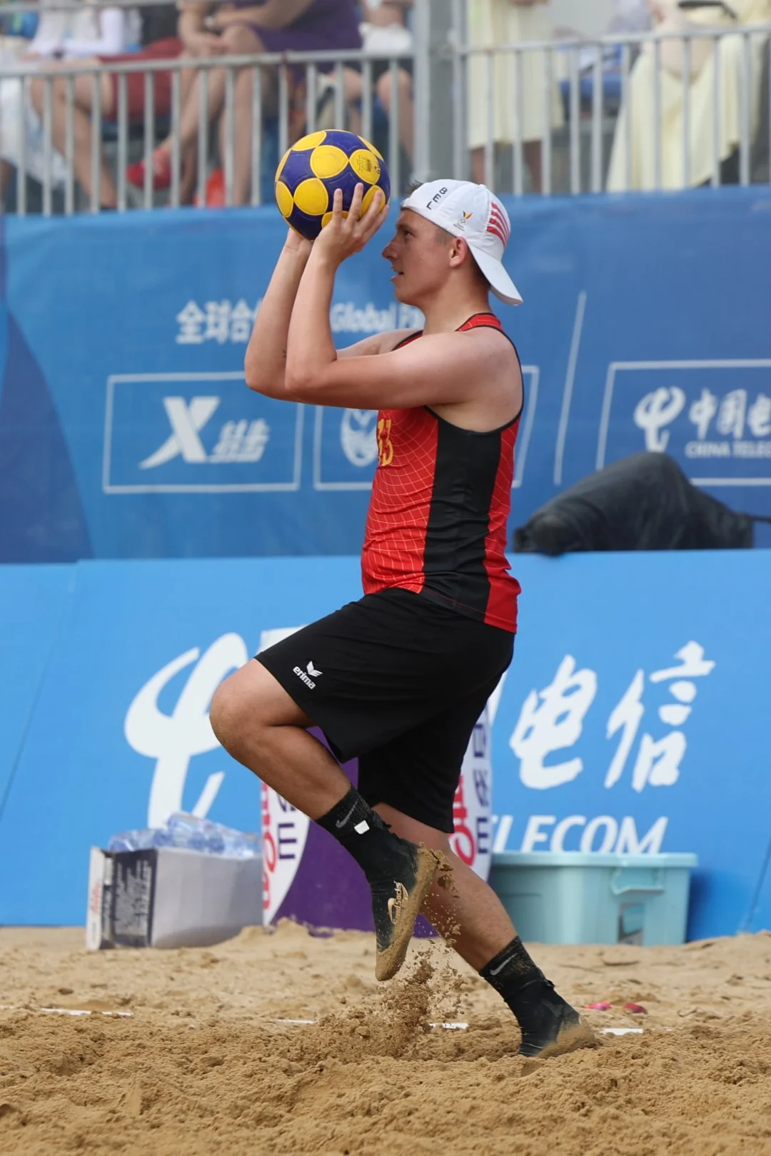 Belgium-Australia | Beach Korfball at The World Games 2025, photo by Gertrude de Vries