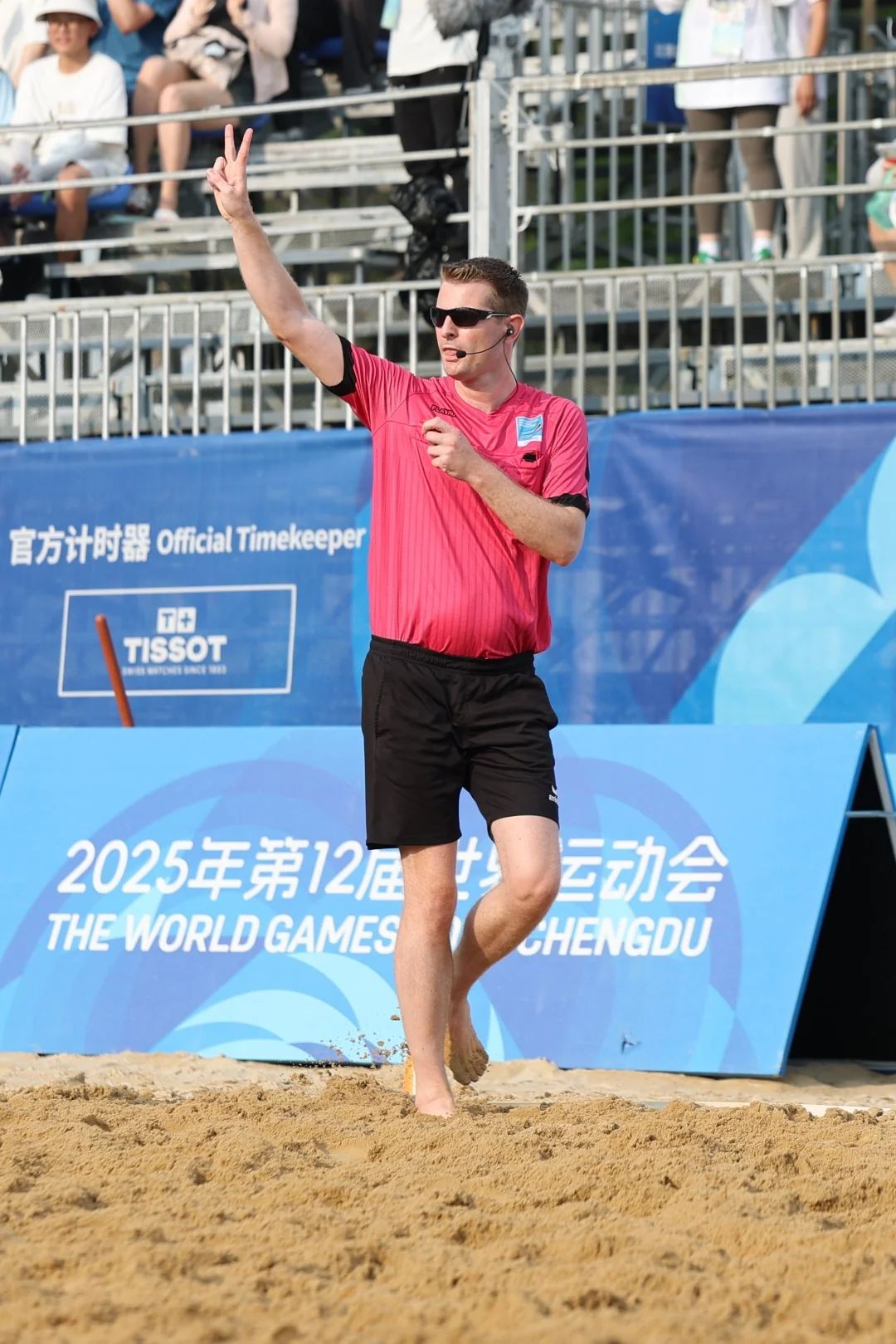 Chinese Taipei-Australia | Beach Korfball at The World Games 2025, photo by Gertrude de Vries