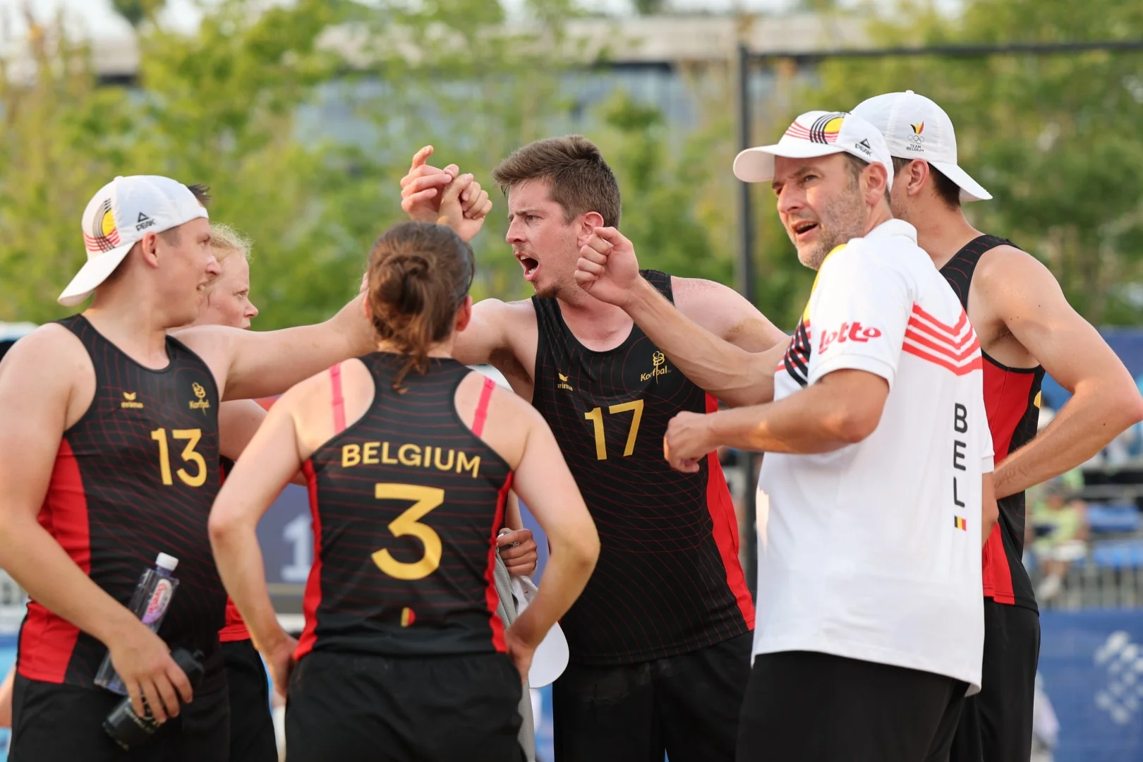 China-Belgium | Beach Korfball at The World Games 2025, photo by Gertrude de Vries