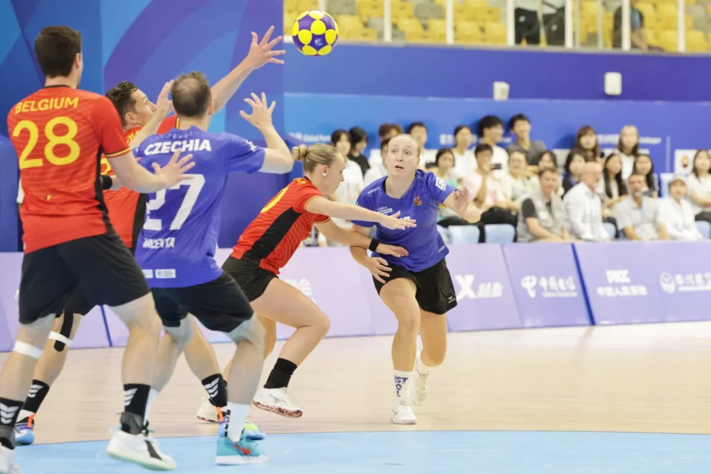 Belgium - Czechia | Korfball at The World Games 2025, photo by Gertrude de Vries