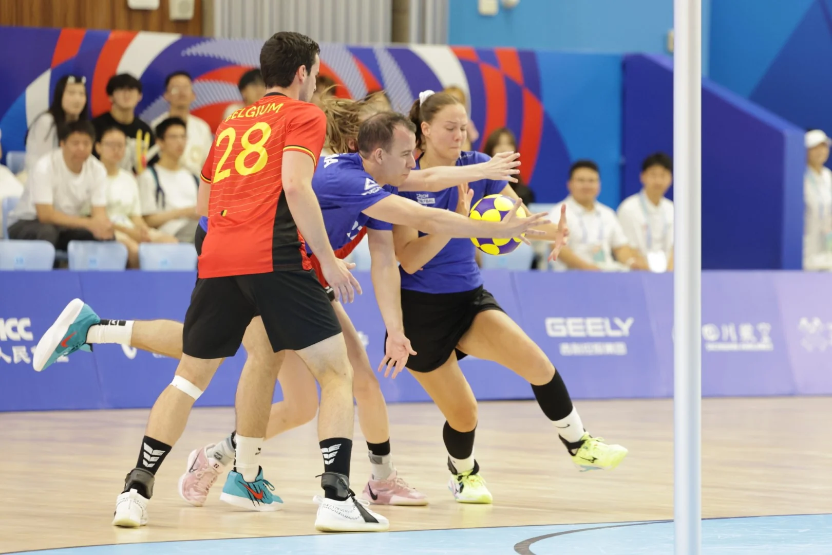 Belgium - Czechia | Korfball at The World Games 2025, photo by Gertrude de Vries