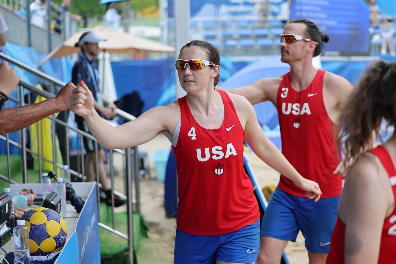 USA-Australia | Beach Korfball at The World Games 2025, photo by Gertrude de Vries