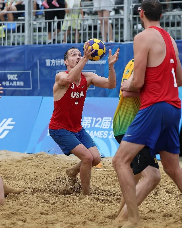 USA-Australia | Beach Korfball at The World Games 2025, photo by Gertrude de Vries