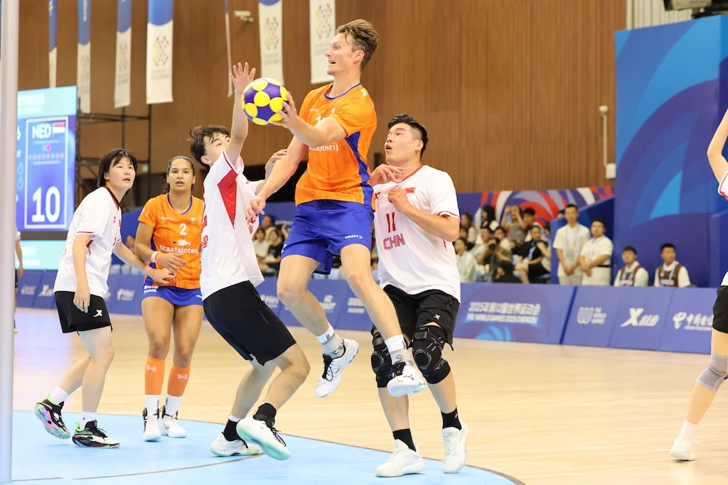 China-Netherlands | Korfball at The World Games 2025, photo by Gertrude de Vries