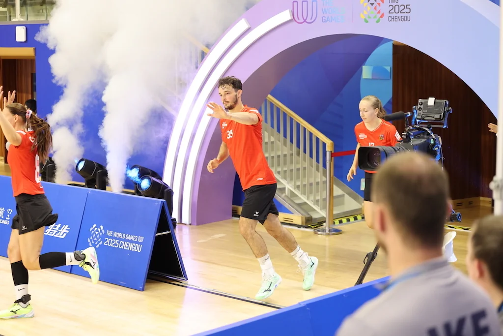 Czechia-Germany | Korfball at The World Games 2025, photo by Gertrude de Vries
