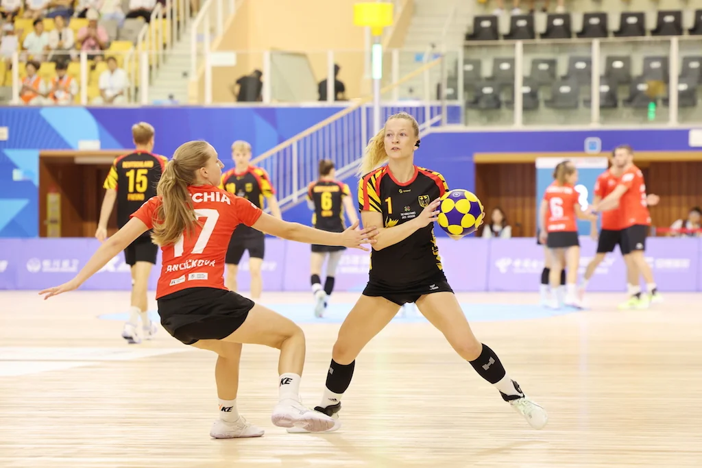 Czechia-Germany | Korfball at The World Games 2025, photo by Gertrude de Vries