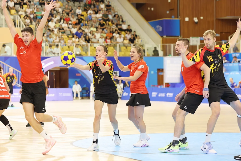 Czechia-Germany | Korfball at The World Games 2025, photo by Gertrude de Vries