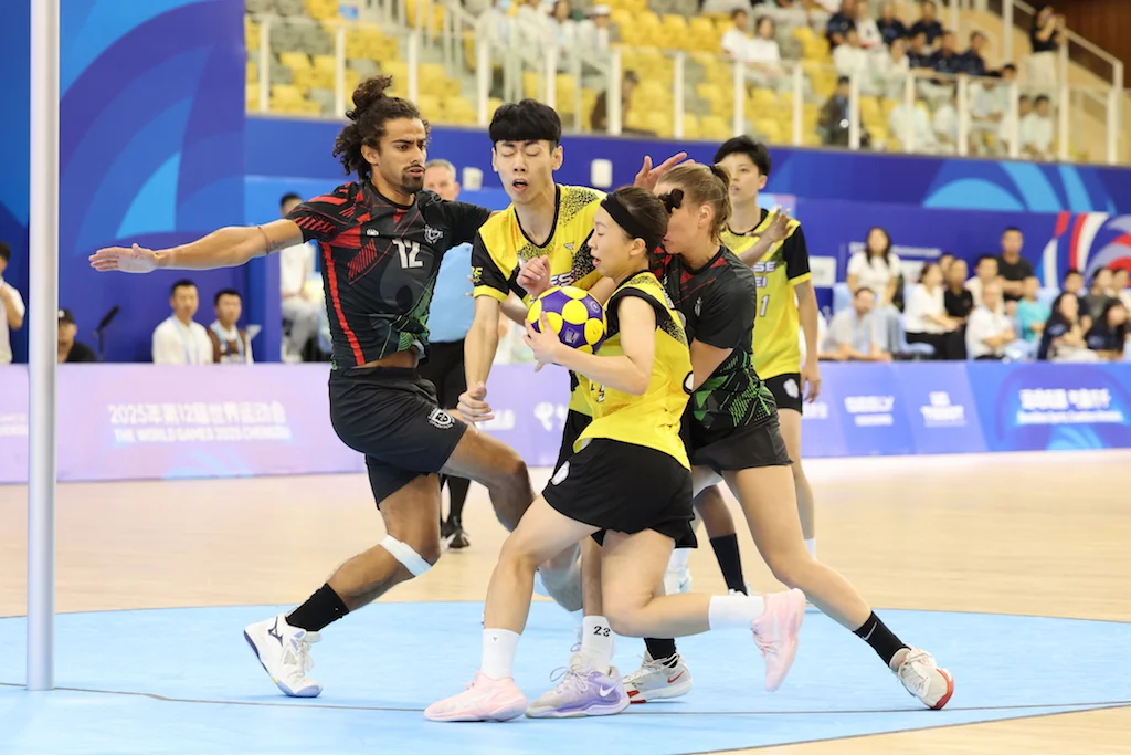 Portugal-Chinese Taipei | Korfball at The World Games 2025, photo by Gertrude de Vries