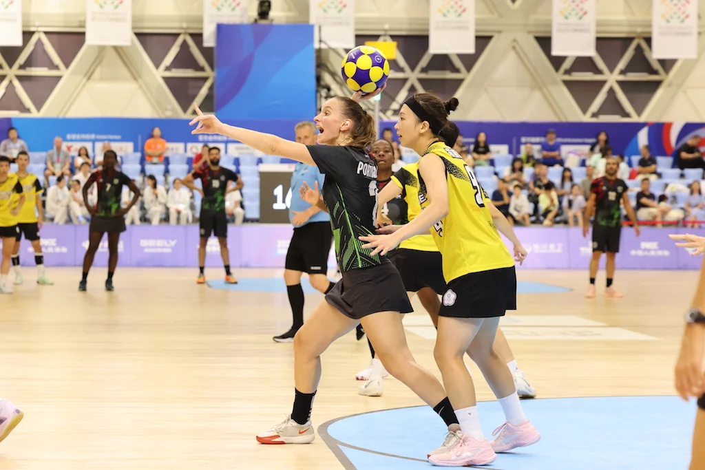 Portugal-Chinese Taipei | Korfball at The World Games 2025, photo by Gertrude de Vries