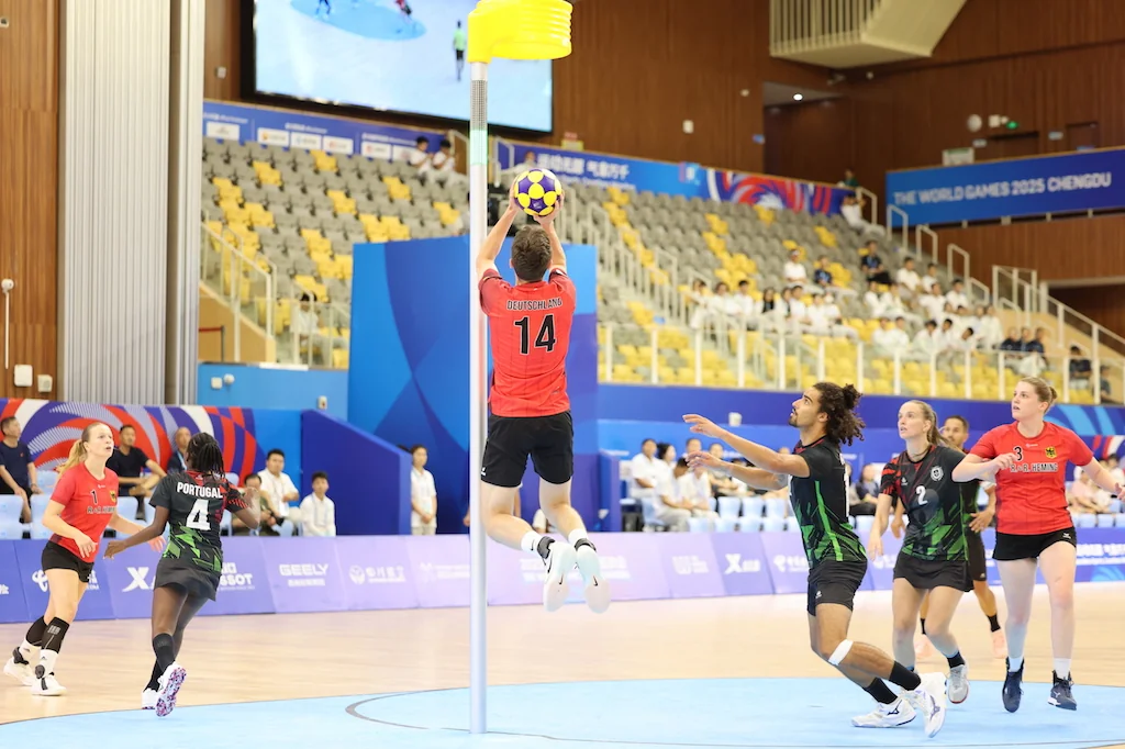 Portugal-Germany | SF3 | Korfball at The World Games 2025, photo by Gertrude de Vries