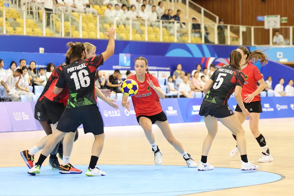 Portugal-Germany | SF3 | Korfball at The World Games 2025, photo by Gertrude de Vries