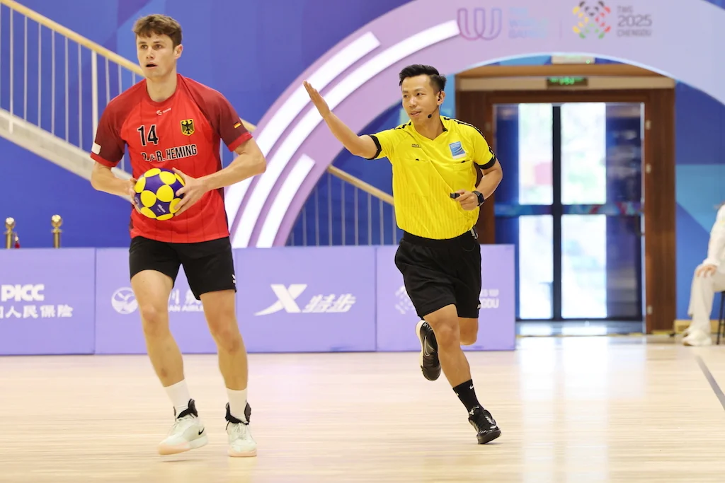 Portugal-Germany | SF3 | Korfball at The World Games 2025, photo by Gertrude de Vries