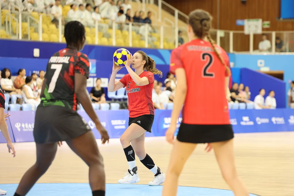 Portugal-Germany | SF3 | Korfball at The World Games 2025, photo by Gertrude de Vries