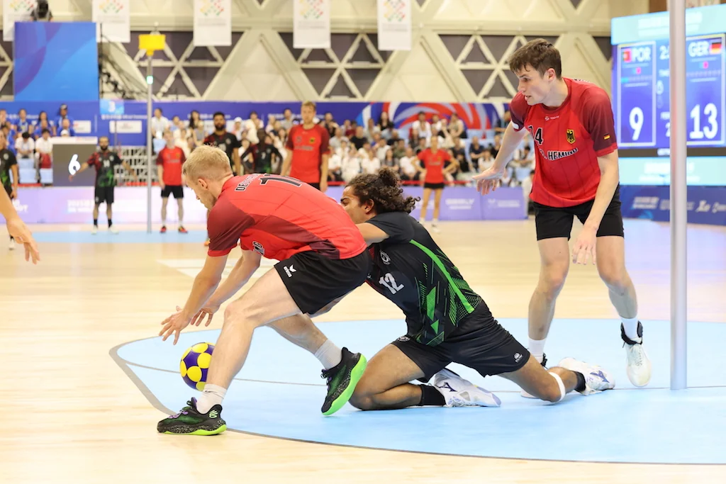 Portugal-Germany | SF3 | Korfball at The World Games 2025, photo by Gertrude de Vries