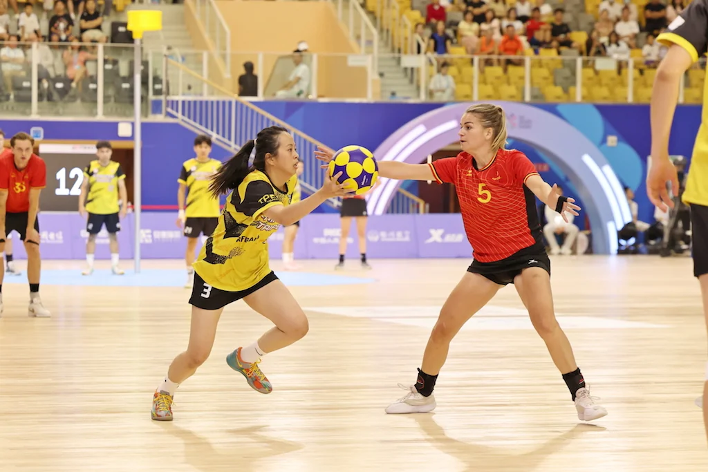 Belgium-Chinese Taipei | SF4 | Korfball at The World Games 2025, photo by Gertrude de Vries