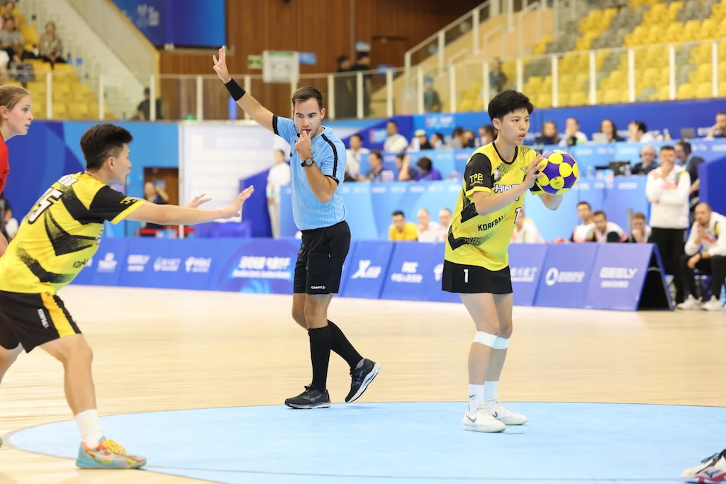 Belgium-Chinese Taipei | SF4 | Korfball at The World Games 2025, photo by Gertrude de Vries