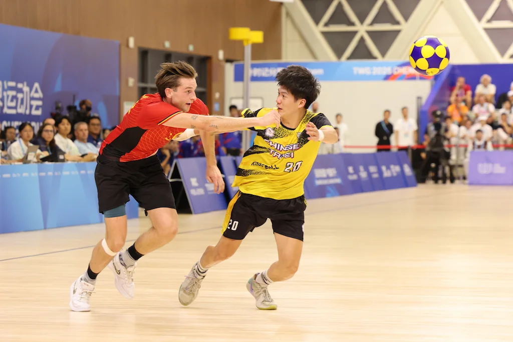 Belgium-Chinese Taipei | SF4 | Korfball at The World Games 2025, photo by Gertrude de Vries