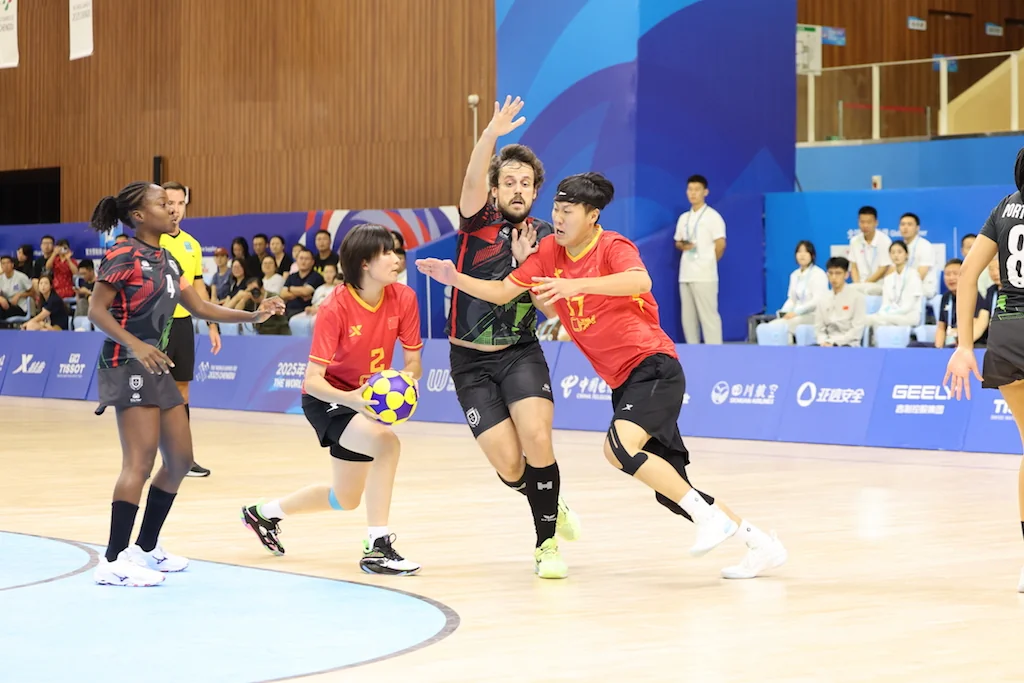 China-Portugal | For 7/8 | Korfball at The World Games 2025, photo by Gertrude de Vries