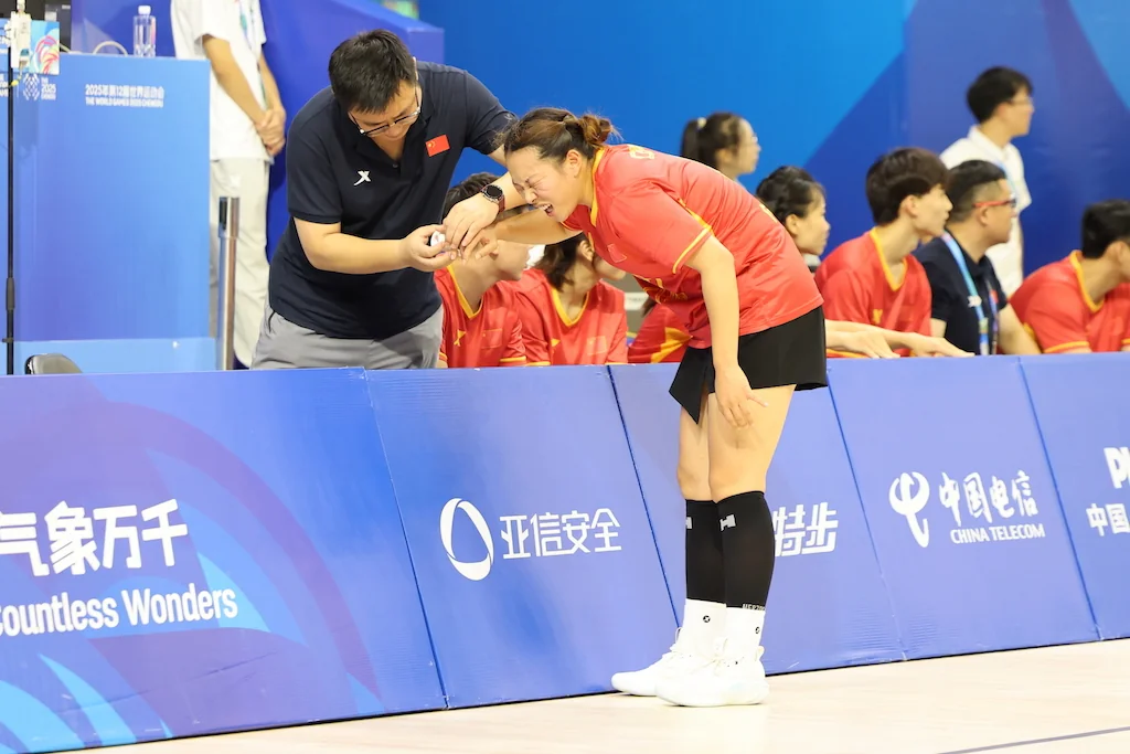 China-Portugal | For 7/8 | Korfball at The World Games 2025, photo by Gertrude de Vries