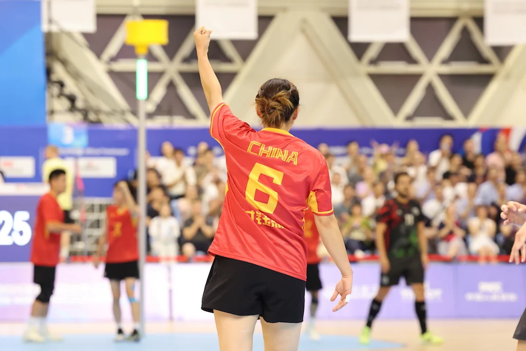 China-Portugal | For 7/8 | Korfball at The World Games 2025, photo by Gertrude de Vries