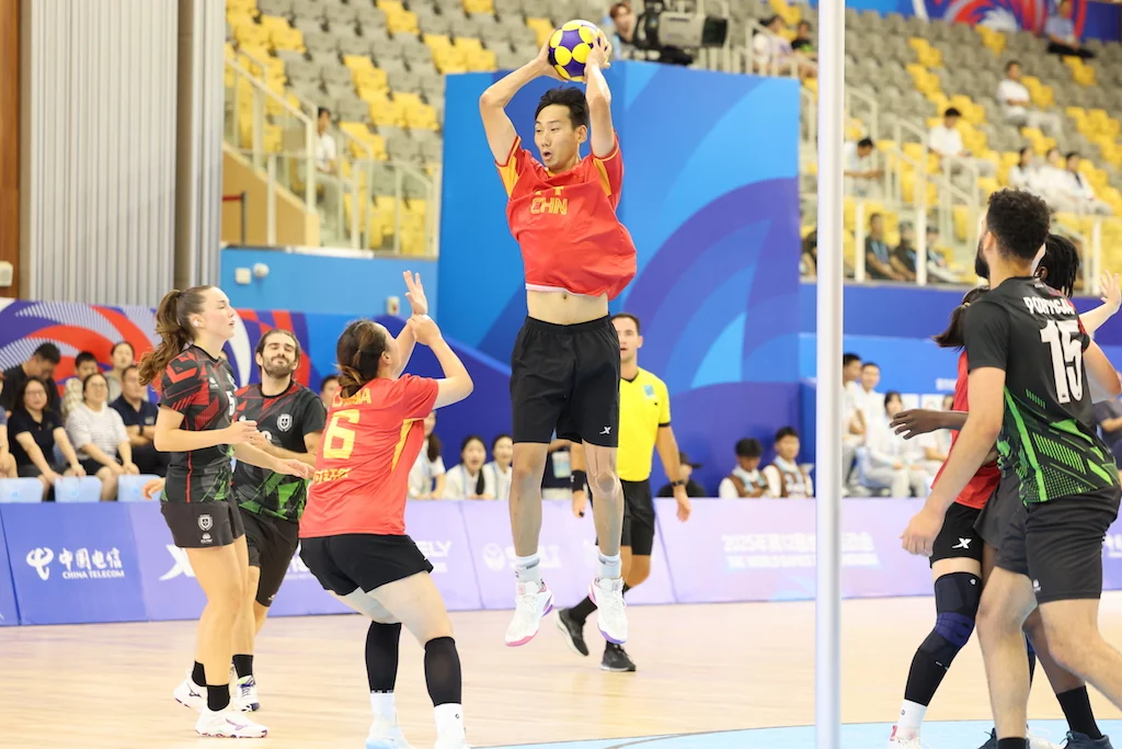 China-Portugal | For 7/8 | Korfball at The World Games 2025, photo by Gertrude de Vries