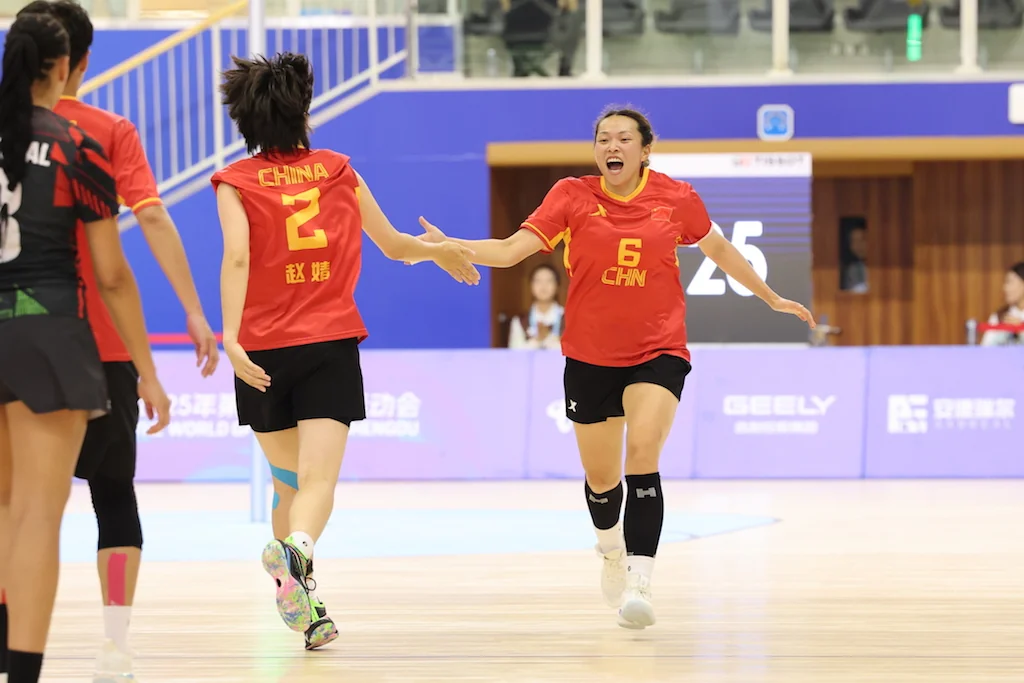 China-Portugal | For 7/8 | Korfball at The World Games 2025, photo by Gertrude de Vries