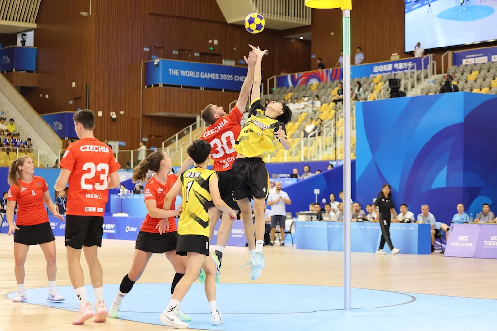 Czechia-Chinese Taipei | For 3/4 | Korfball at The World Games 2025, photo by Gertrude de Vries