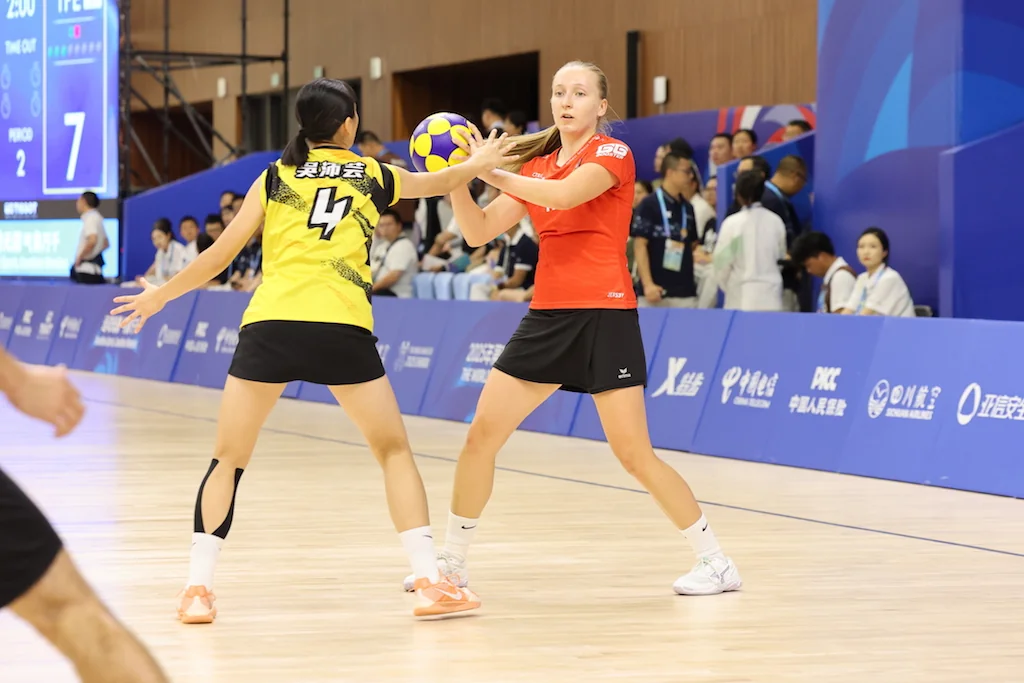Czechia-Chinese Taipei | For 3/4 | Korfball at The World Games 2025, photo by Gertrude de Vries