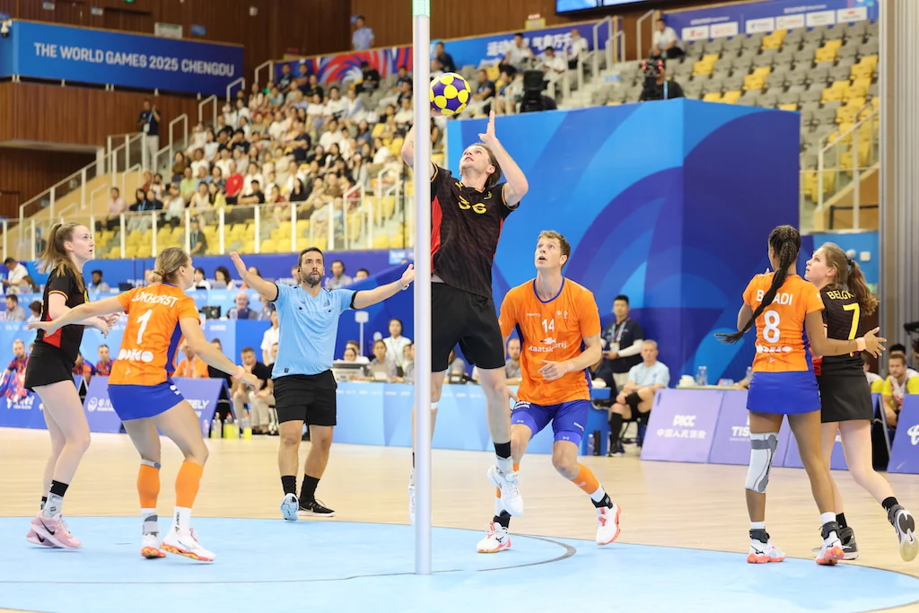 Netherlands-Belgium | Final | Korfball at The World Games 2025, photo by Gertrude de Vries