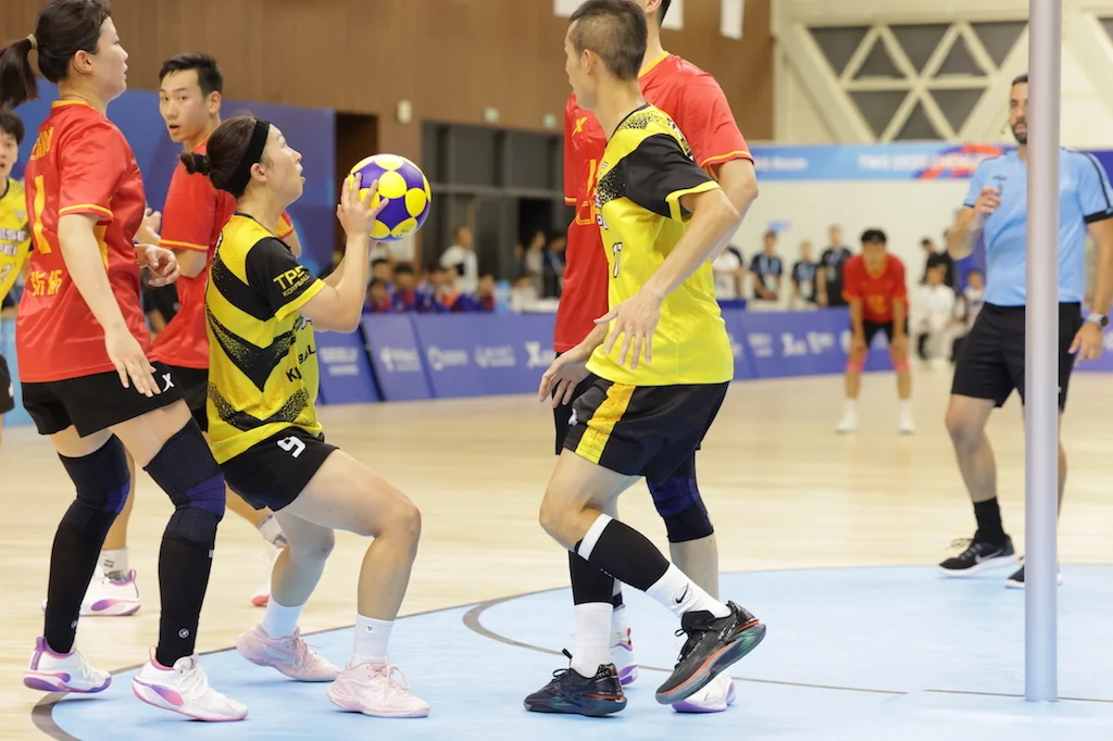 China - Chinese Taipei | Korfball at The World Games 2025, photo by Gertrude de Vries