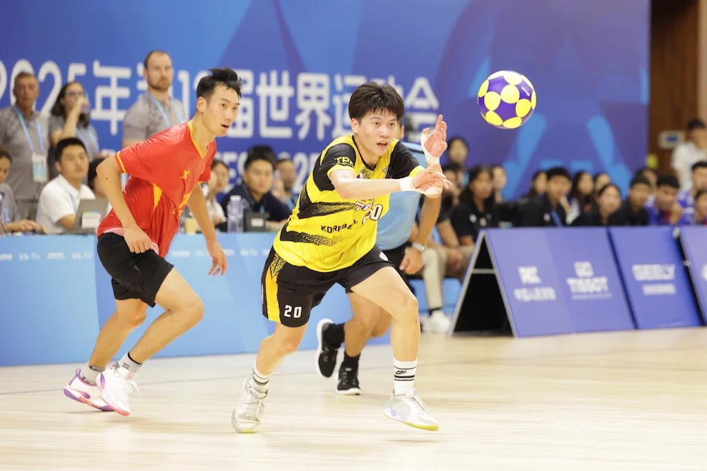 China - Chinese Taipei | Korfball at The World Games 2025, photo by Gertrude de Vries