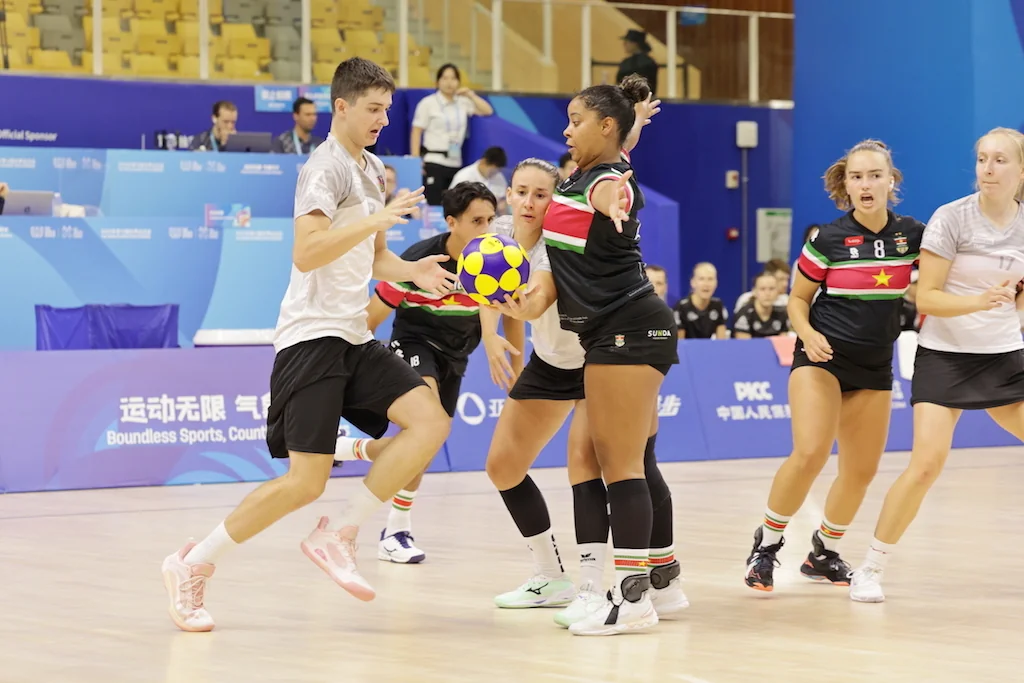 Czechia-Suriname | Korfball at The World Games 2025, photo by Gertrude de Vries