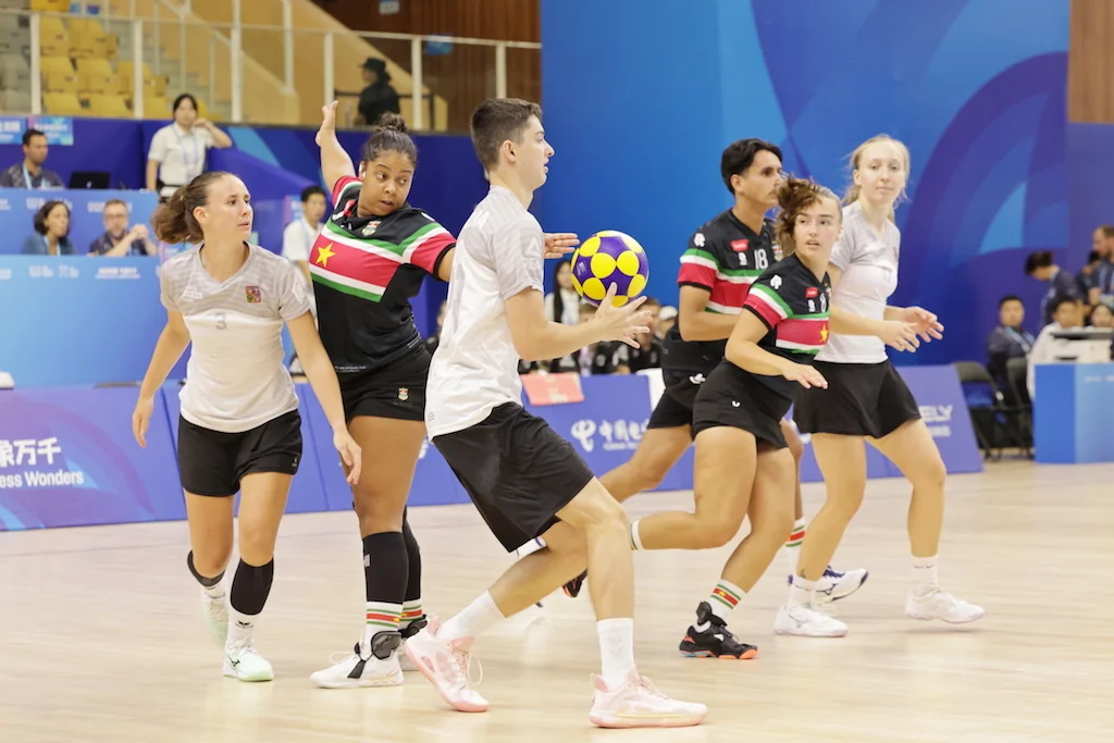 Czechia-Suriname | Korfball at The World Games 2025, photo by Gertrude de Vries