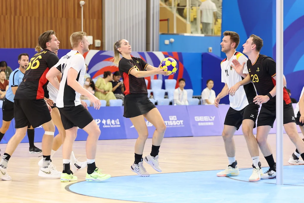 Belgium-Germany | Korfball at The World Games 2025, photo by Gertrude de Vries
