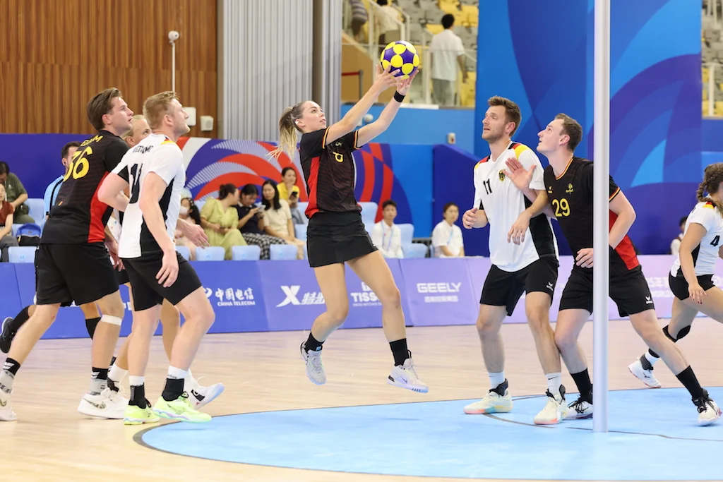 Belgium-Germany | Korfball at The World Games 2025, photo by Gertrude de Vries