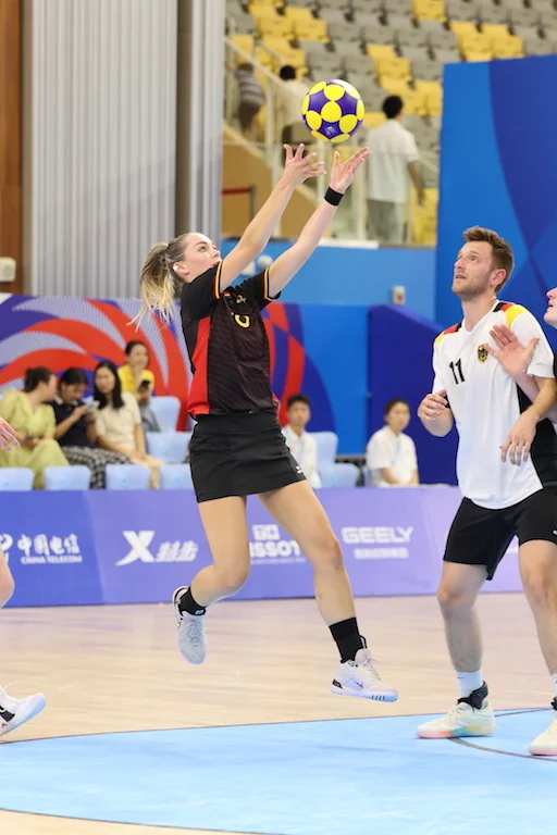 Belgium-Germany | Korfball at The World Games 2025, photo by Gertrude de Vries