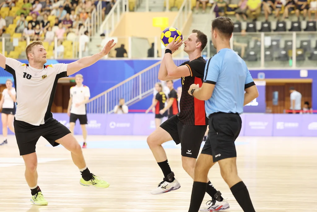 Belgium-Germany | Korfball at The World Games 2025, photo by Gertrude de Vries