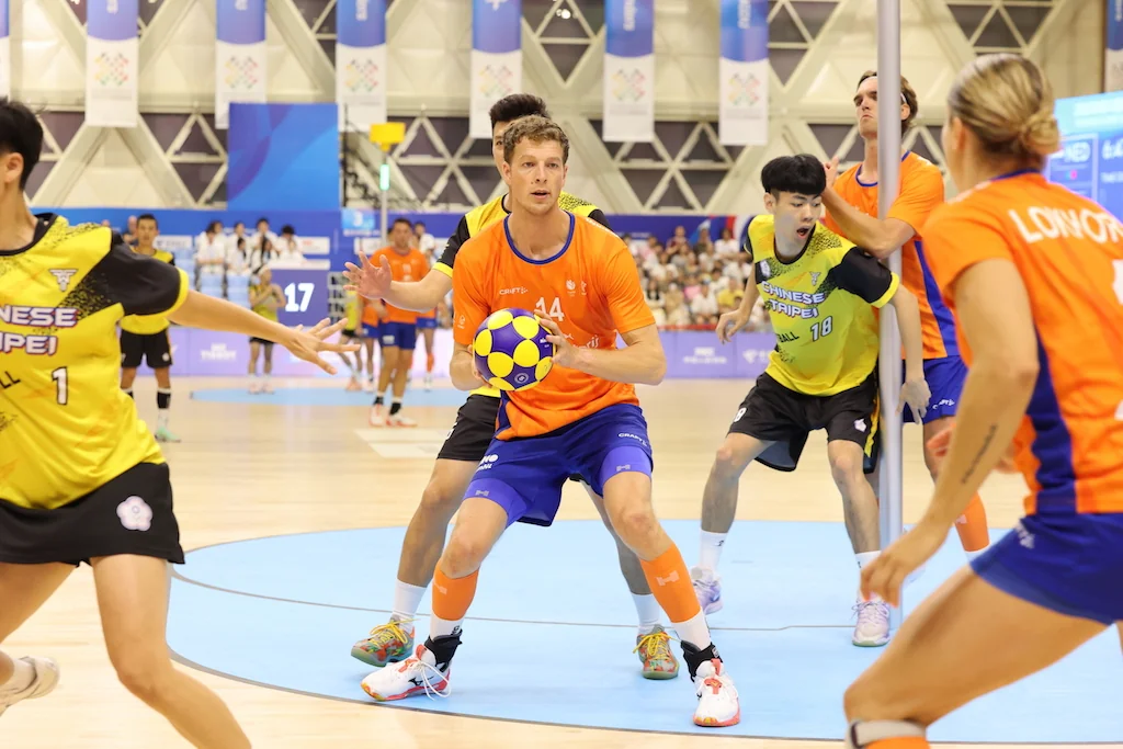Netherlands-Chinese Taipei | Korfball at The World Games 2025, photo by Gertrude de Vries