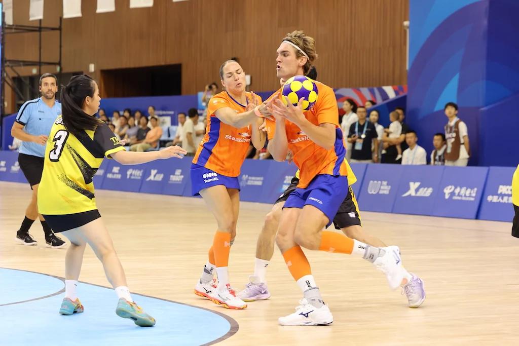 Netherlands-Chinese Taipei | Korfball at The World Games 2025, photo by Gertrude de Vries