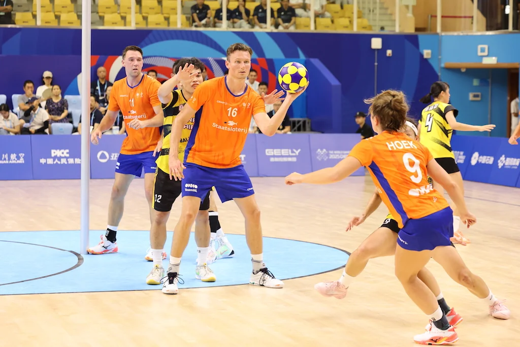 Netherlands-Chinese Taipei | Korfball at The World Games 2025, photo by Gertrude de Vries