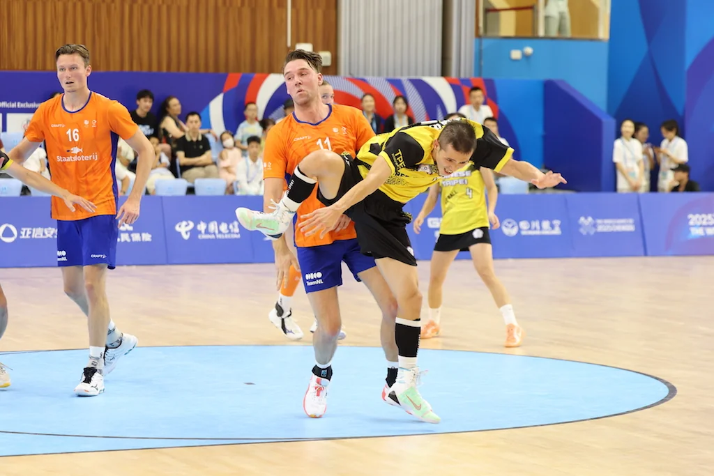 Netherlands-Chinese Taipei | Korfball at The World Games 2025, photo by Gertrude de Vries