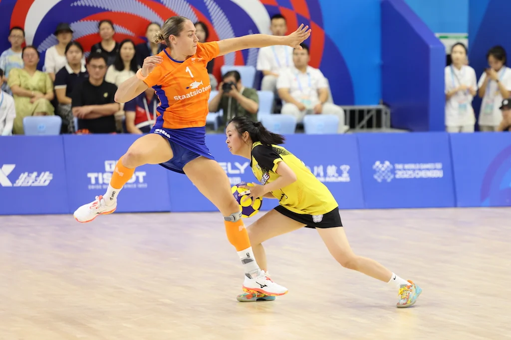 Netherlands-Chinese Taipei | Korfball at The World Games 2025, photo by Gertrude de Vries