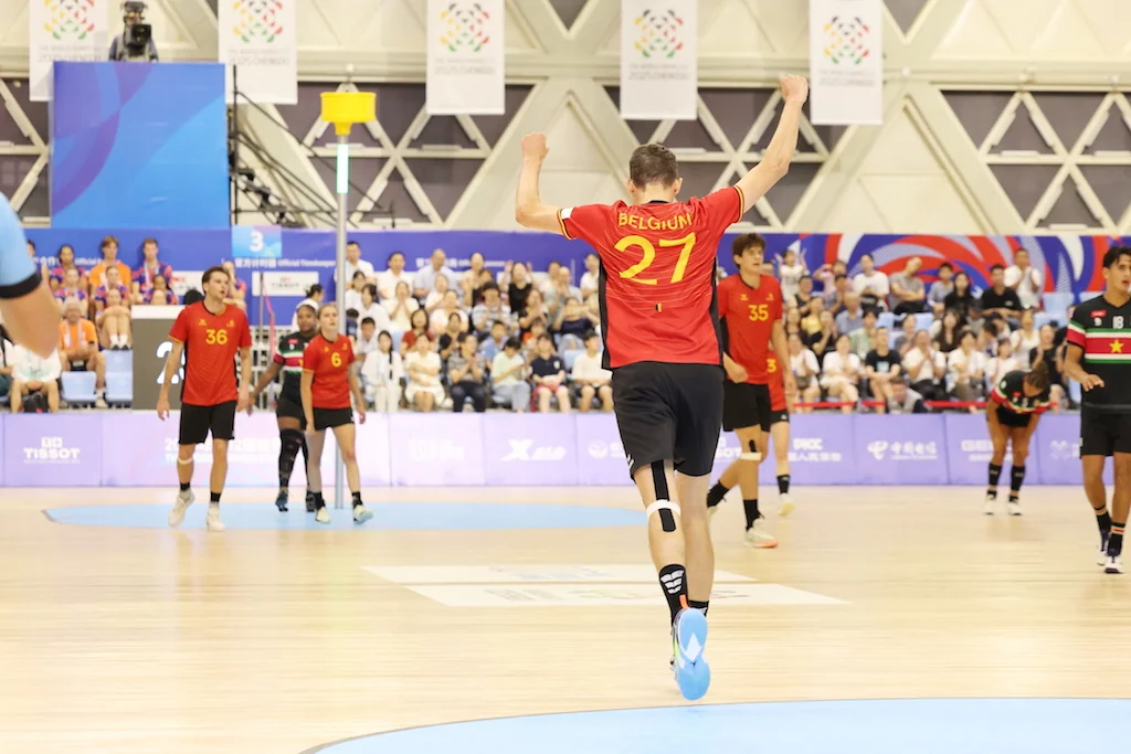 Suriname-Belgium | Korfball at The World Games 2025, photo by Gertrude de Vries