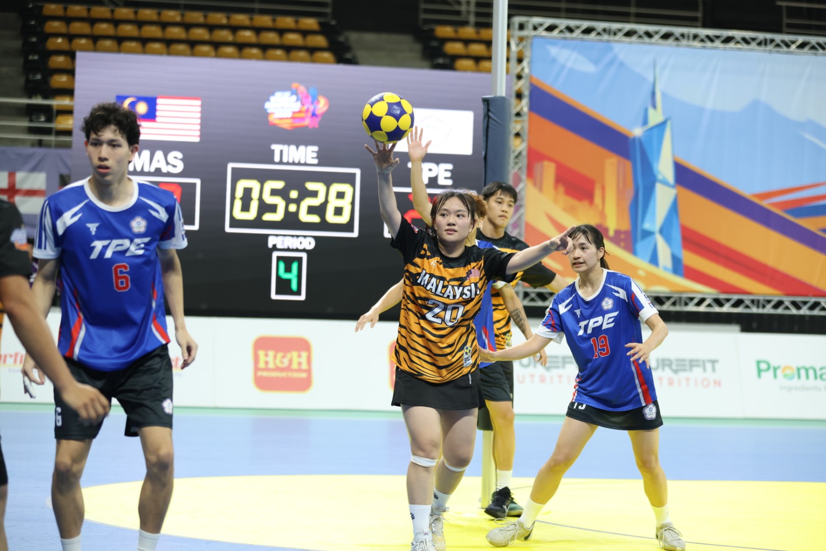 Malaysia - Chinese Taipei | IKF U21 World Korfball Championship 2026, photo by Marco Spelten