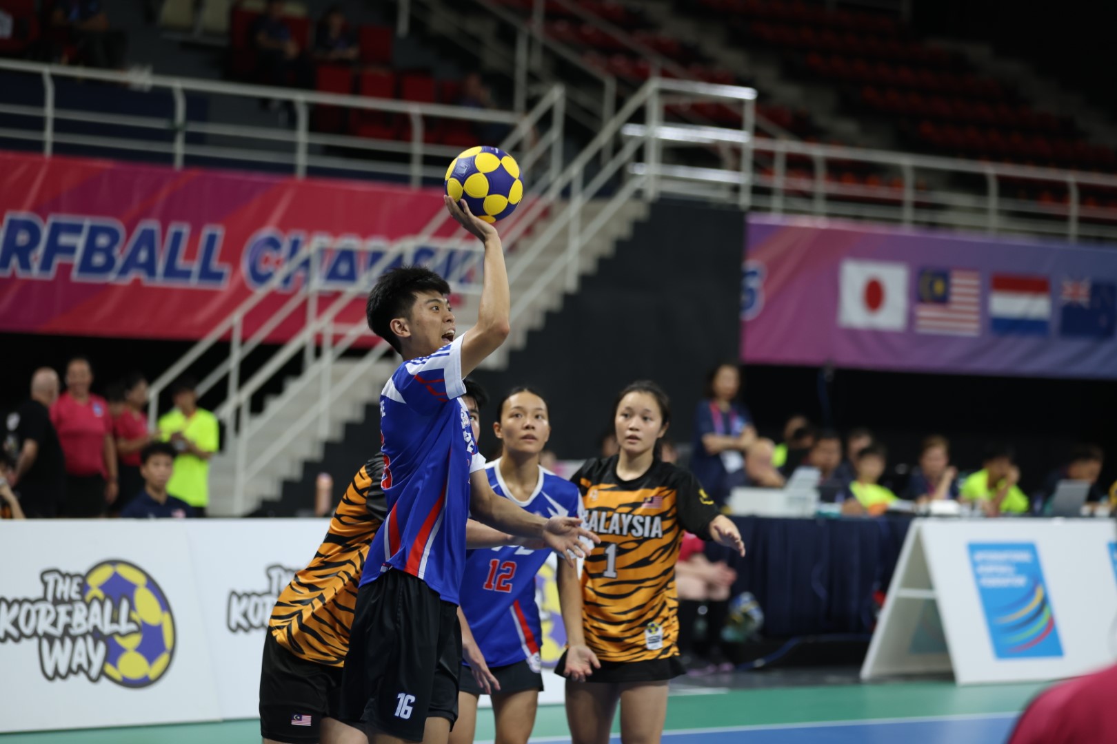 Malaysia - Chinese Taipei | IKF U21 World Korfball Championship 2026, photo by Marco Spelten
